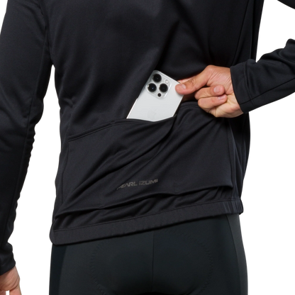 Pearl Izumi Quest Thermal Long Sleeve Road Jersey - Black