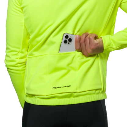 Pearl Izumi Quest Thermal Long Sleeve Road Jersey - Screaming Yellow