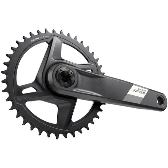 SRAM Apex 1 Wide 12 Spd Road Crankset - Black