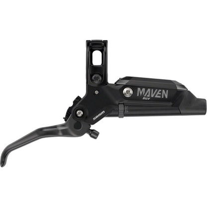 SRAM Maven Silver Stealth 4-Piston Disc Brake and Lever - Rear - Black Ano