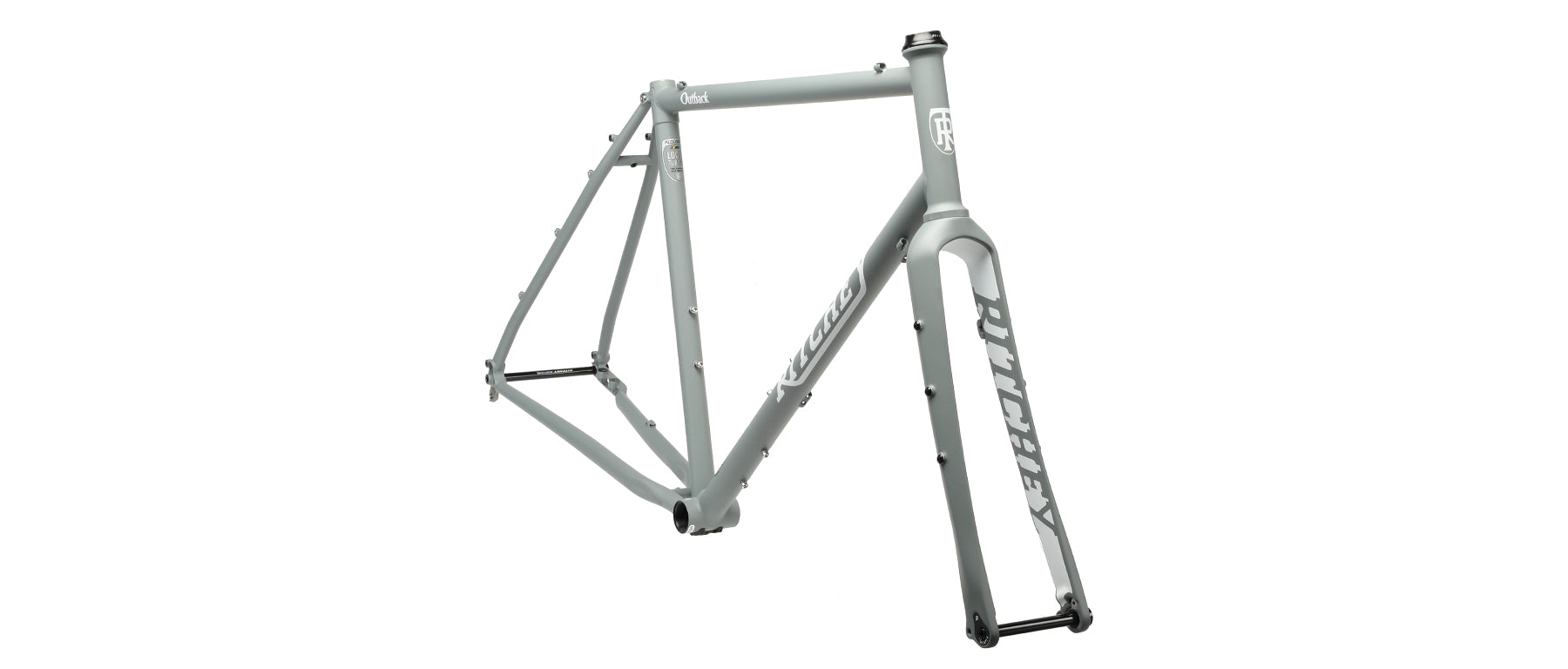 ritchey steel gravel bike Ritchey Outback Gravel Frameset - Gray-White