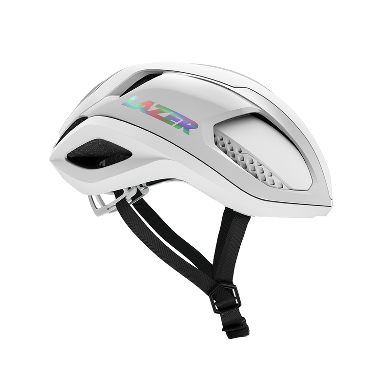 Lazer Vento Kineticore KC SMU Road Helmet - Pure White-Black Straps