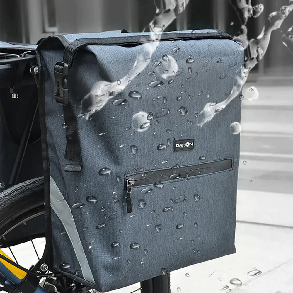 Dahon Double Pannier Bag - Medium - Gray