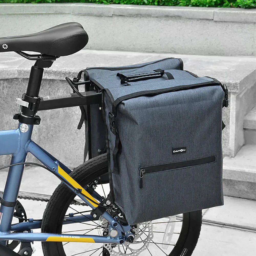 Dahon Double Pannier Bag - Medium - Gray