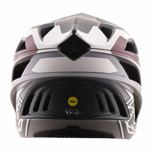 Troy Lee Designs Stage 2 MIPS Full Face Helmet - Amper - Gray-Pumice