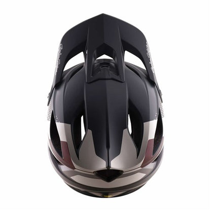 Troy Lee Designs Stage 2 MIPS Full Face Helmet - Amper - Gray-Pumice