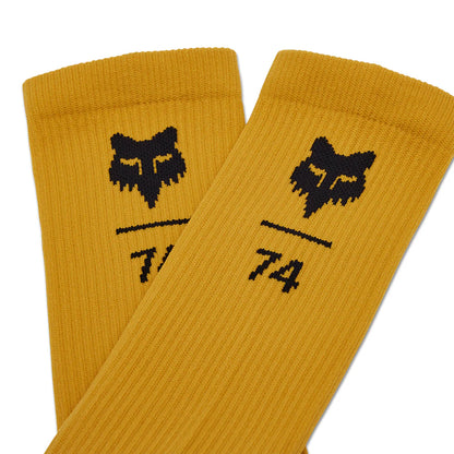 Fox Racing 8" Ranger Sock - Fox 74 - Mustard