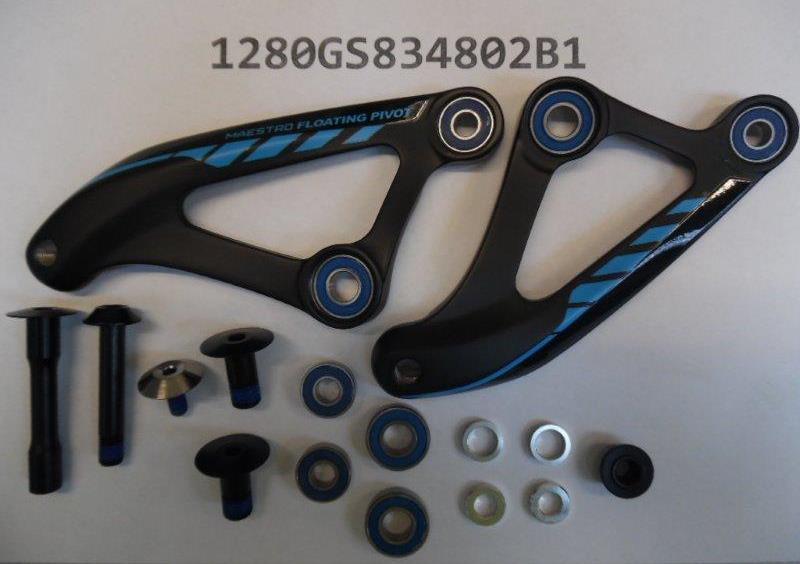 Giant Trance 2 27.5 Rocker Arm and Bolt Set - 2015 - Black-Blue