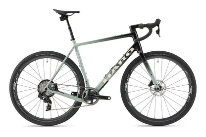 Haro Buzzard Carbon Top Shelf 700c - Semi-Gloss Slate Blue Black Fade-White