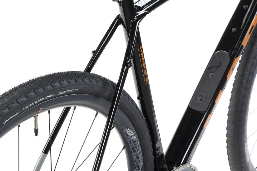 Haro Buzzard Carbon Top Shelf 700c - Gloss Jet Black and Gray-Copper