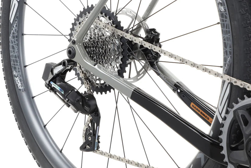 Haro Buzzard Carbon Top Shelf 700c - Gloss Jet Black and Gray-Copper