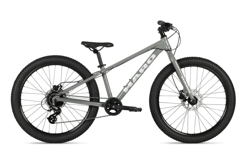Haro Flightline 24" Plus Disc Kids Bike - Cool Gray