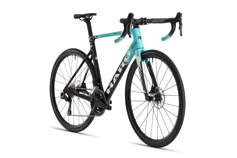 Haro Rivette Carbon 2 700c - Matte Black-Teal