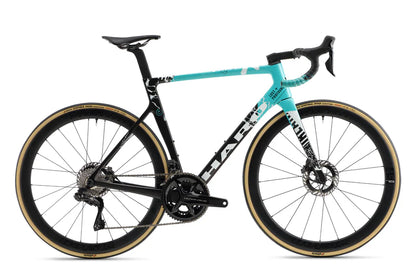 Haro Rivette Carbon Top Shelf 700c - Matte Black-Teal