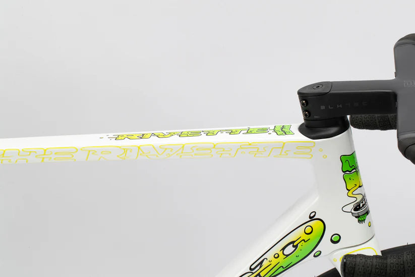 Haro Rivette Carbon LTD 700c - Gloss White-Electric Green Yellow