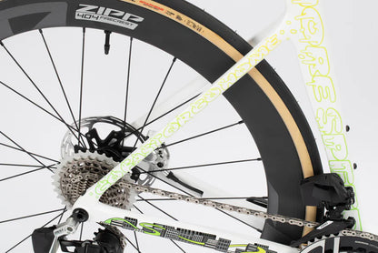 Haro Rivette Carbon LTD 700c - Gloss White-Electric Green Yellow