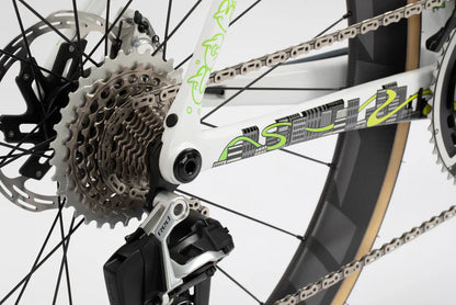 Haro Rivette Carbon LTD 700c - Gloss White-Electric Green Yellow