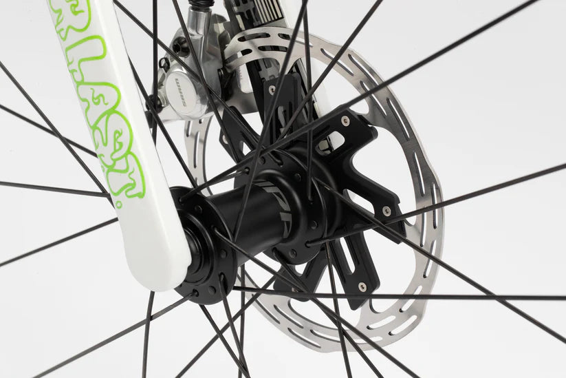 Haro Rivette Carbon LTD 700c - Gloss White-Electric Green Yellow