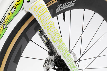 Haro Rivette Carbon LTD 700c - Gloss White-Electric Green Yellow