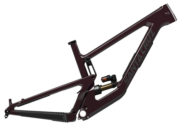 Santa Cruz Nomad 6 CC MX Frame - Fox Factory - Gloss Stormbringer
