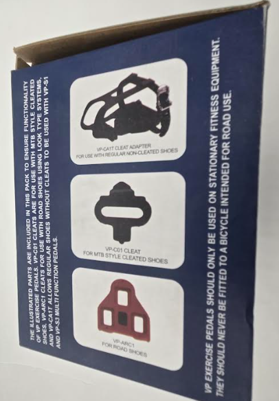 VP Components VP-S1 Triple Trainer Exercise Pedal Kit - Black