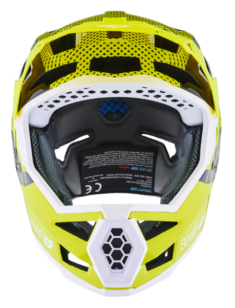 7 iDP Project 23 Carbon Full Face Helmet - Gloss Yellow-Black