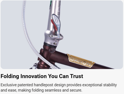 Dahon Boardwalk D7 20" - Rust Brown