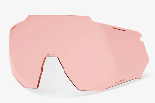100% Racetrap Replacement Lens - Hiper Coral