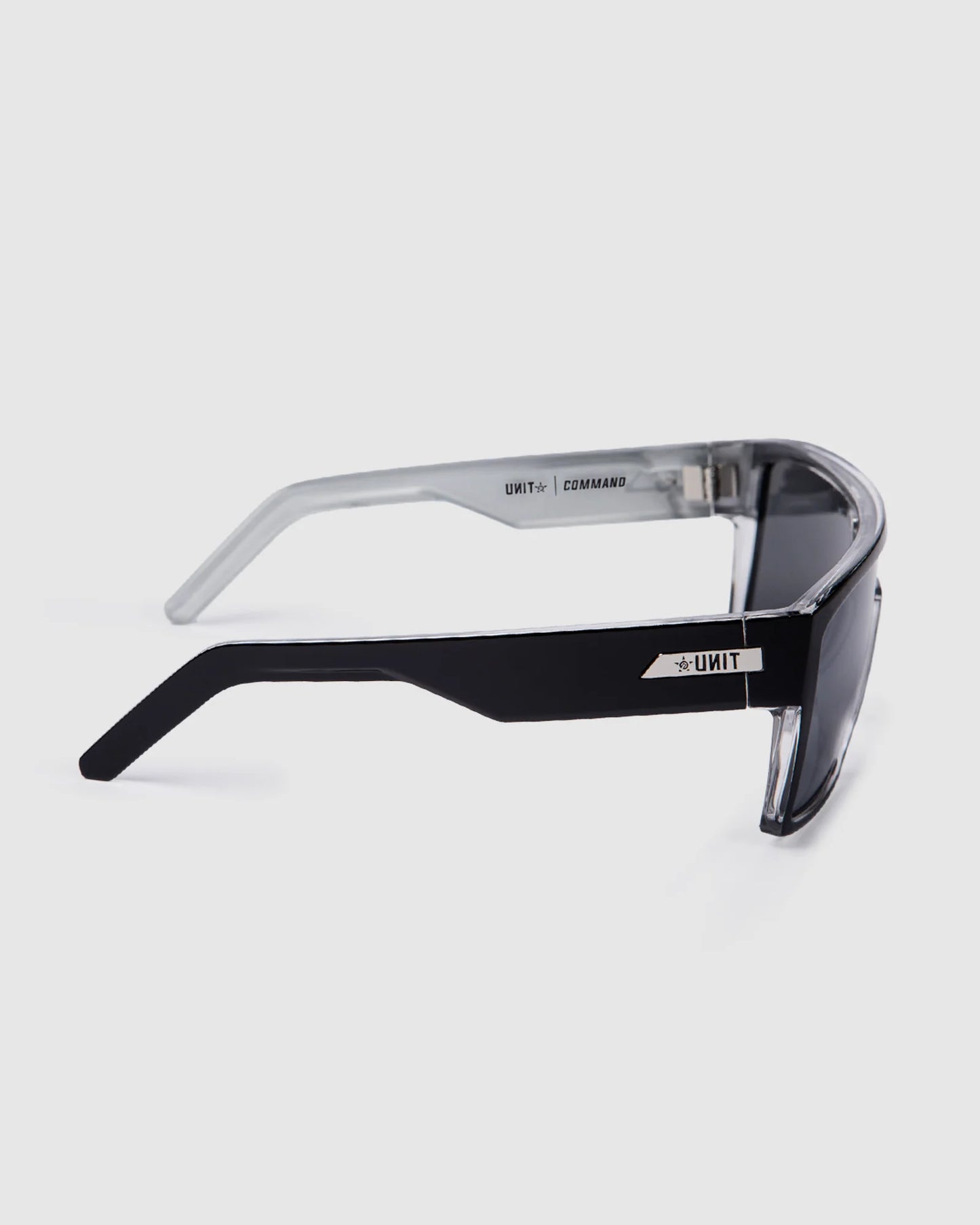 Unit Command Polarised Sunglasses - Black-Silver