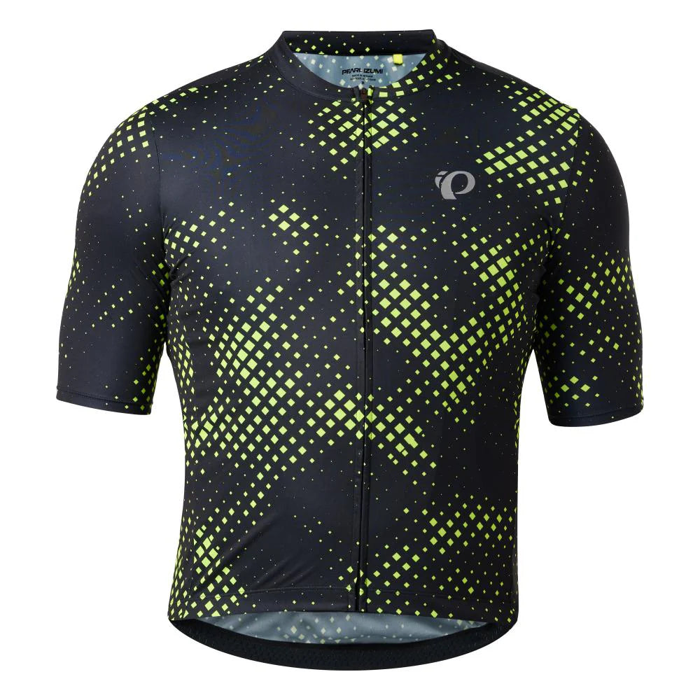 Pearl Izumi Attack Short Sleeve Road Jersey - Black-SY Bit Map ...