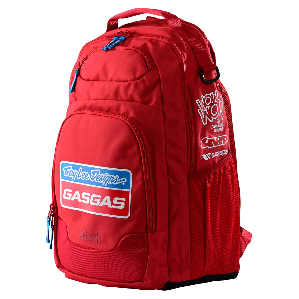 Troy Lee Designs Whitebridge Backpack - GasGas Team Red – Cambria Bike