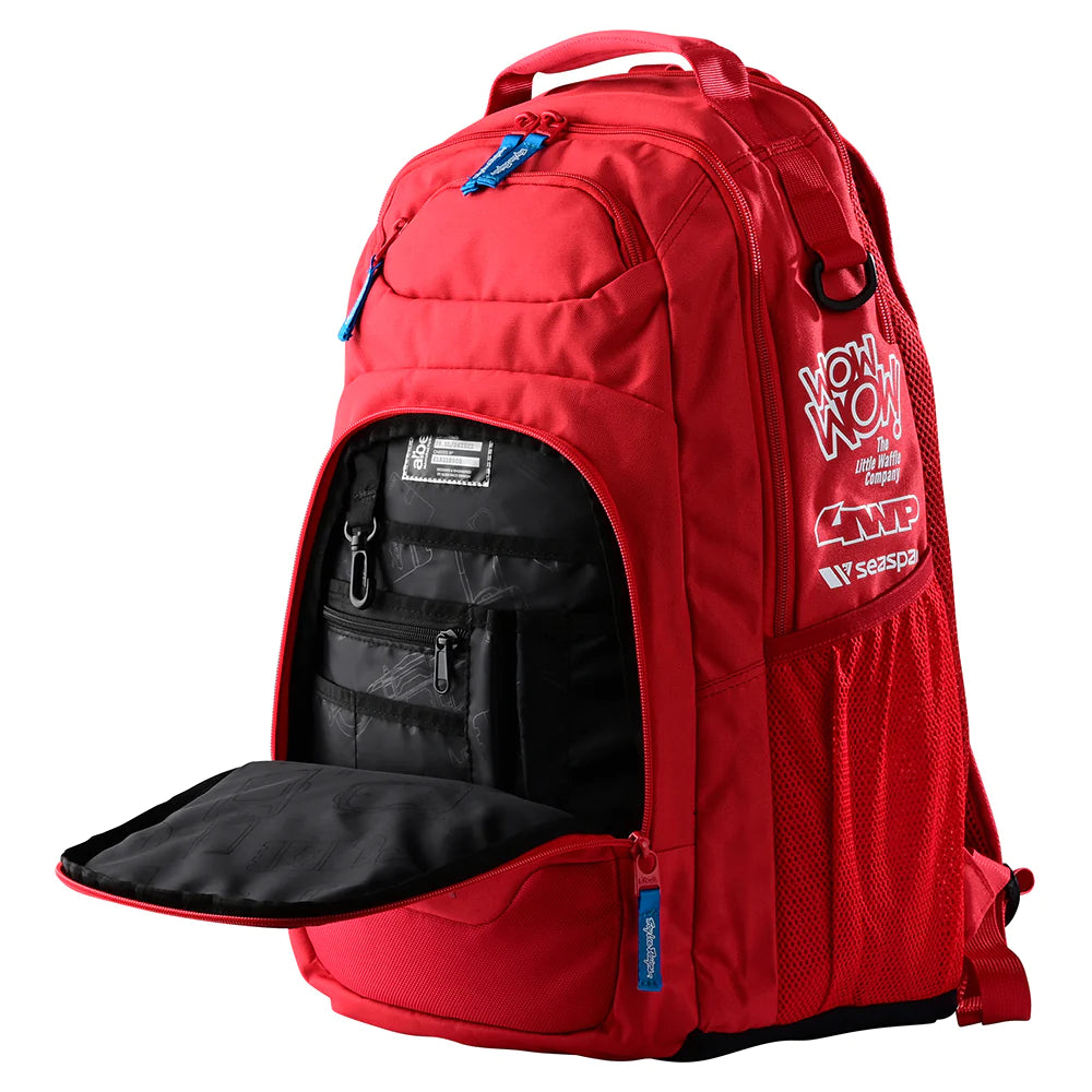 Troy Lee Designs Whitebridge Backpack - GasGas Team Red – Cambria Bike Troy Lee Designs Whitebridge Backpack - GasGas Team Red – Cambria Bike