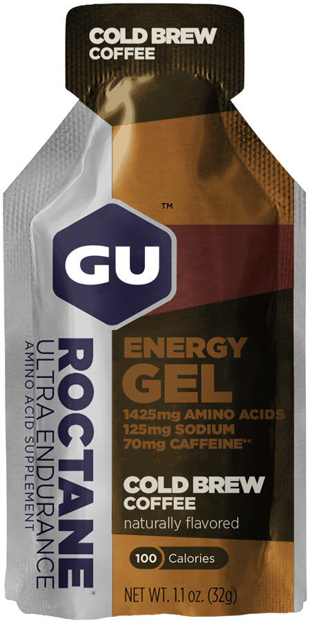 GU Roctane Ultra Endurance Energy Gel - Cold Brew Coffee