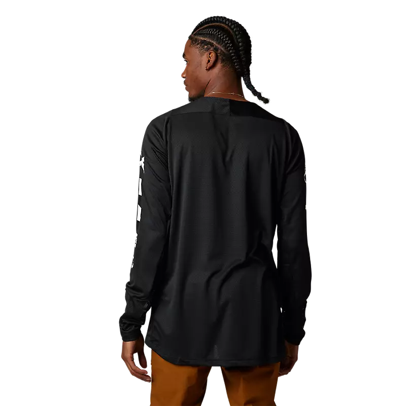 Fox Racing Defend Long Sleeve MTB Jersey - Northstar - Black