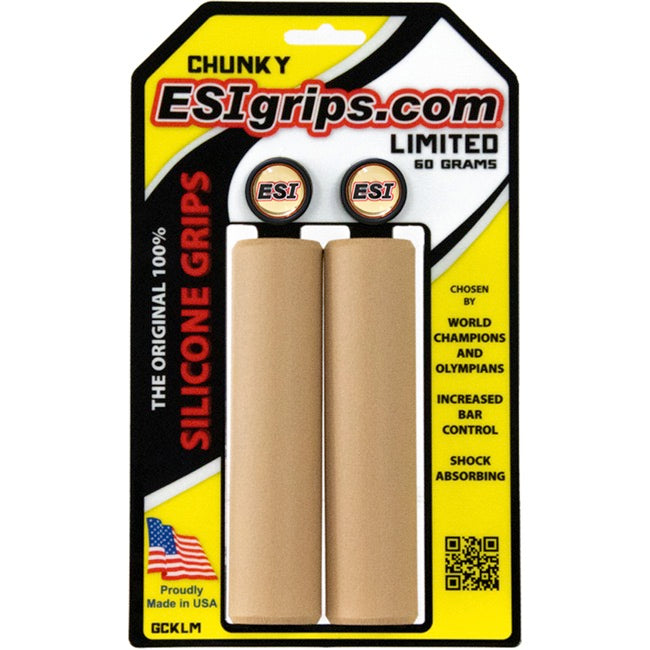 ESI Chunky MTB Silicon Grips - Tan