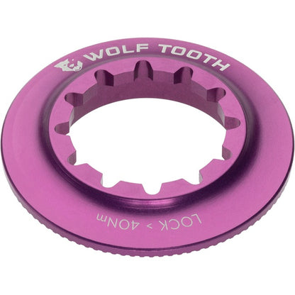 Wolf Tooth Components Centerlock Rotor Lockring - Internal Splined - Purple