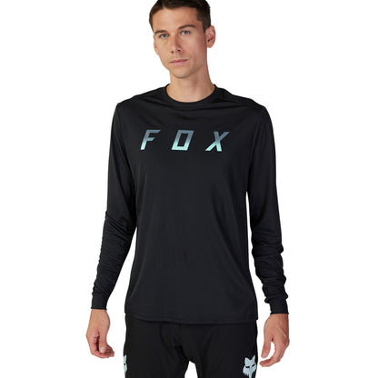 Fox Racing Ranger Long Sleeve MTB Jersey - Dose - Black-Blue