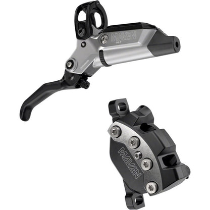 SRAM Maven Ultimate Stealth 4-Piston Disc Brake and Lever - Rear - Black-Silver