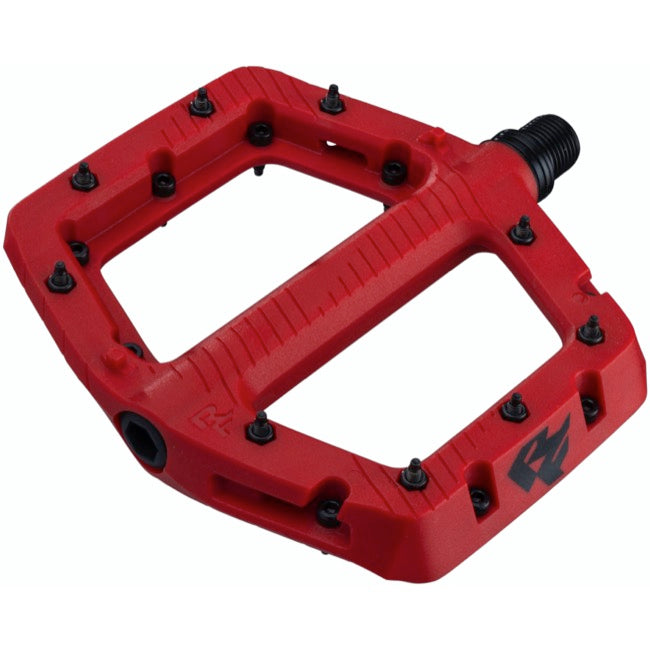 Race Face Chester Flat Pedals - Large - Red