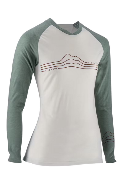 Leatt AllMtn 3.0 Long Sleeve MTB Jersey - Womens - Pistachio - 2023