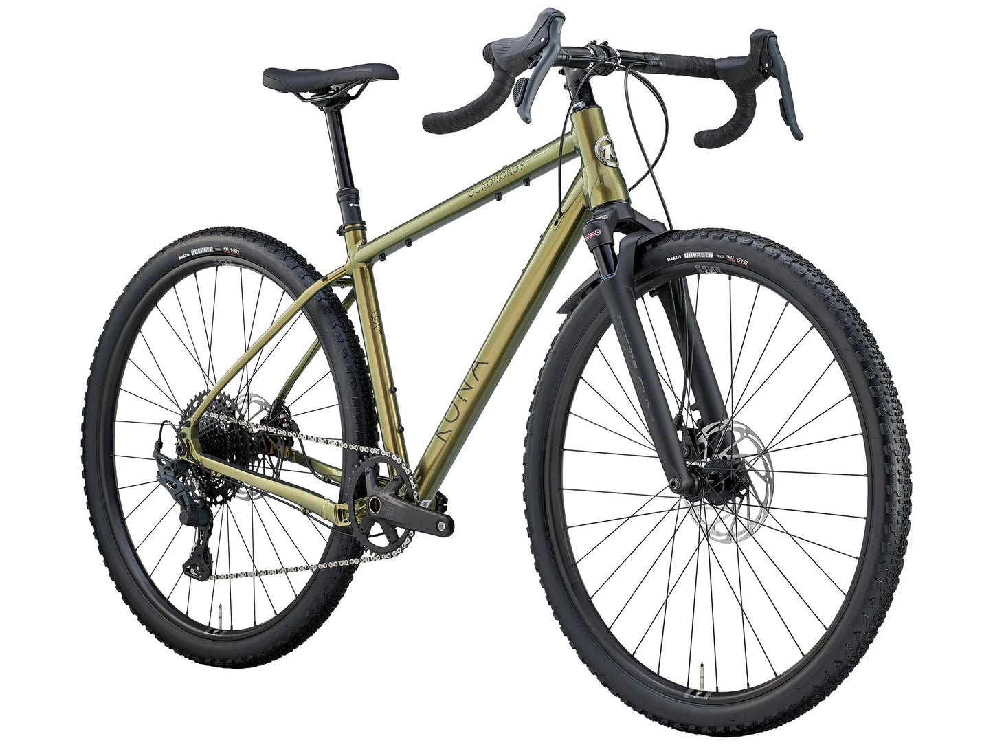Kona Ouroboros 700c Gravel Bike - Turismo Olive - 2025