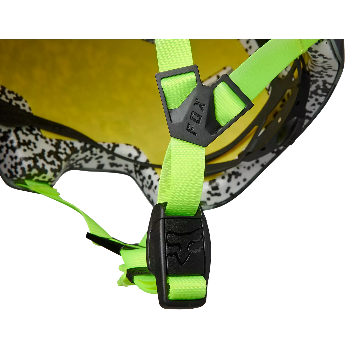 Fox Racing Flight Pro Dirt Jump Helmet - Runn - Youth - Black-Yellow - 2023