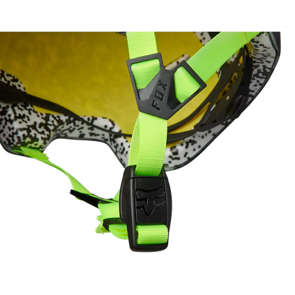 Fox Racing Flight Pro Dirt Jump Helmet - Runn - Youth - Black-Yellow - 2023