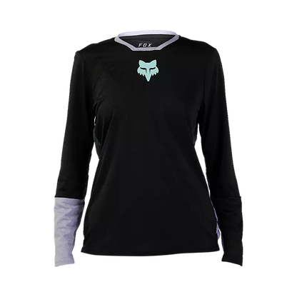 Fox Racing Defend Race Long Sleeve MTB Jersey - Womens - Black