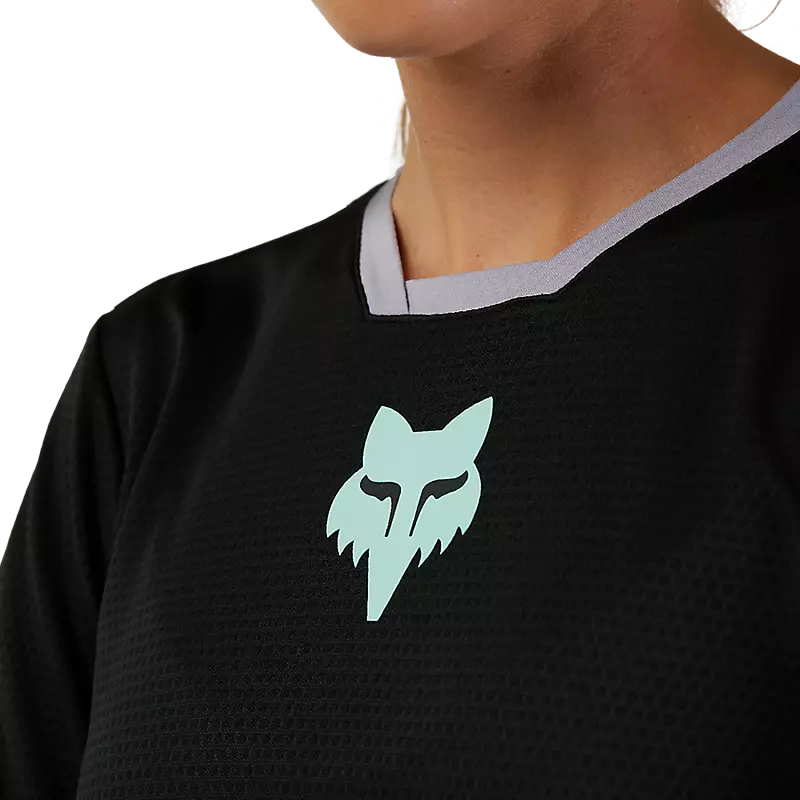 Fox Racing Defend Race Long Sleeve MTB Jersey - Womens - Black