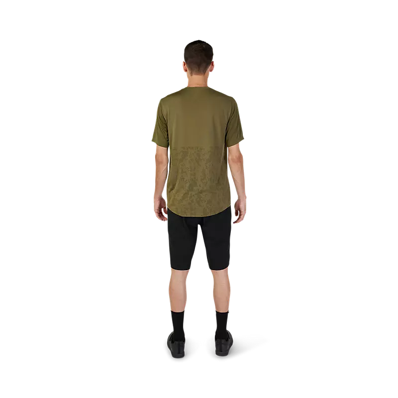 Fox Racing Ranger Tru Dri Short Sleeve MTB Jersey - Olive Green