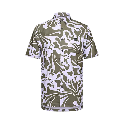 Fox Racing Ranger Short Sleeve Woven MTB Jersey - Military Green