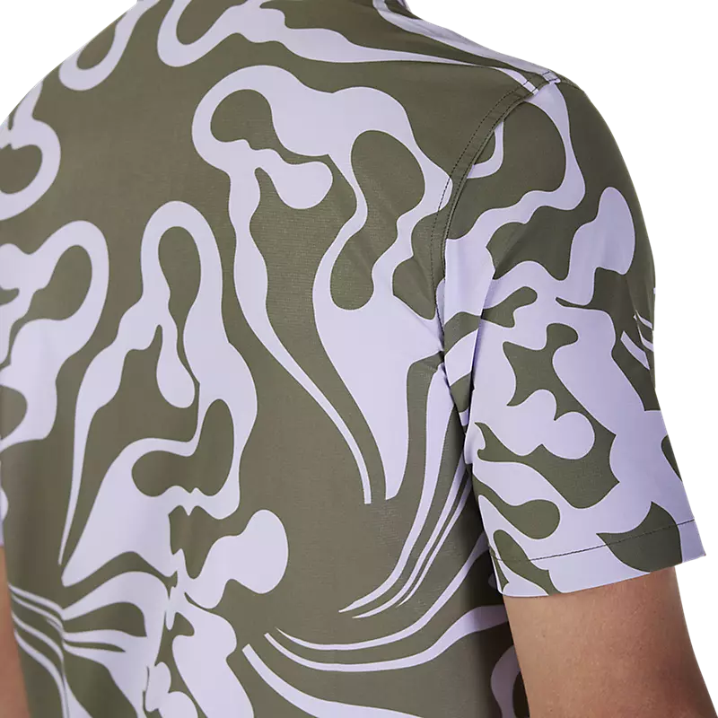 Fox Racing Ranger Short Sleeve Woven MTB Jersey - Military Green