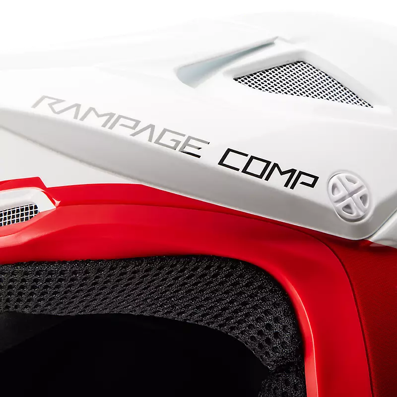 Fox Racing Rampage Comp Full Face Helmet - Baysik - CE/CPSC - Oat