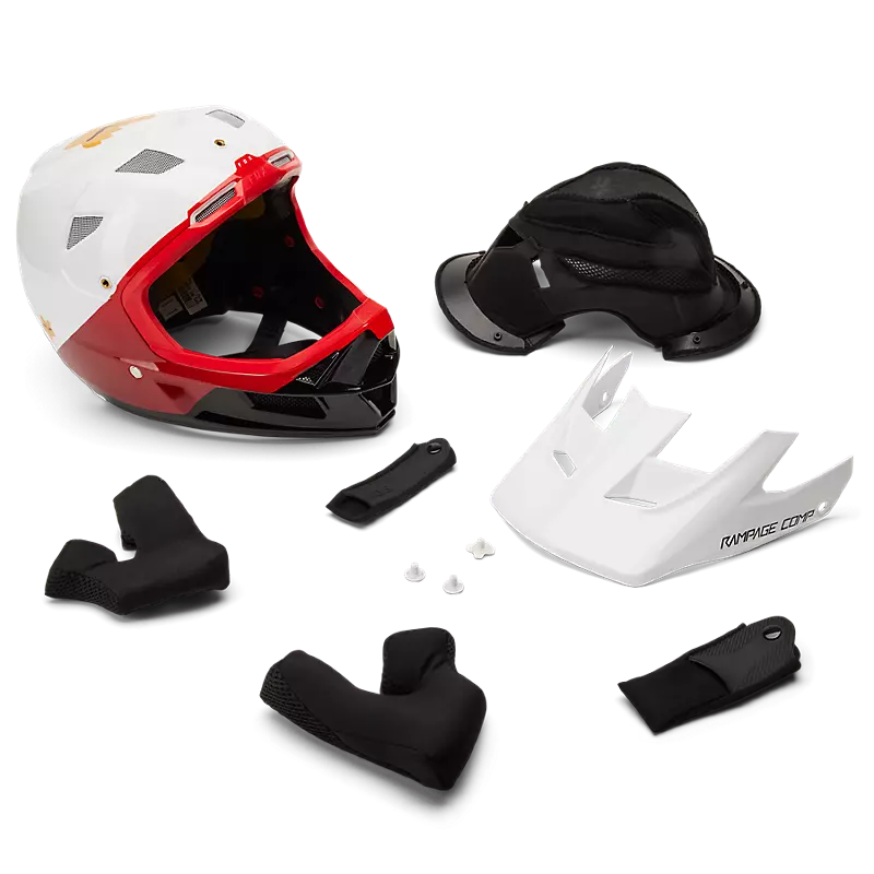 Fox Racing Rampage Comp Full Face Helmet - Baysik - CE/CPSC - Oat